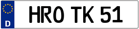 Truck License Plate